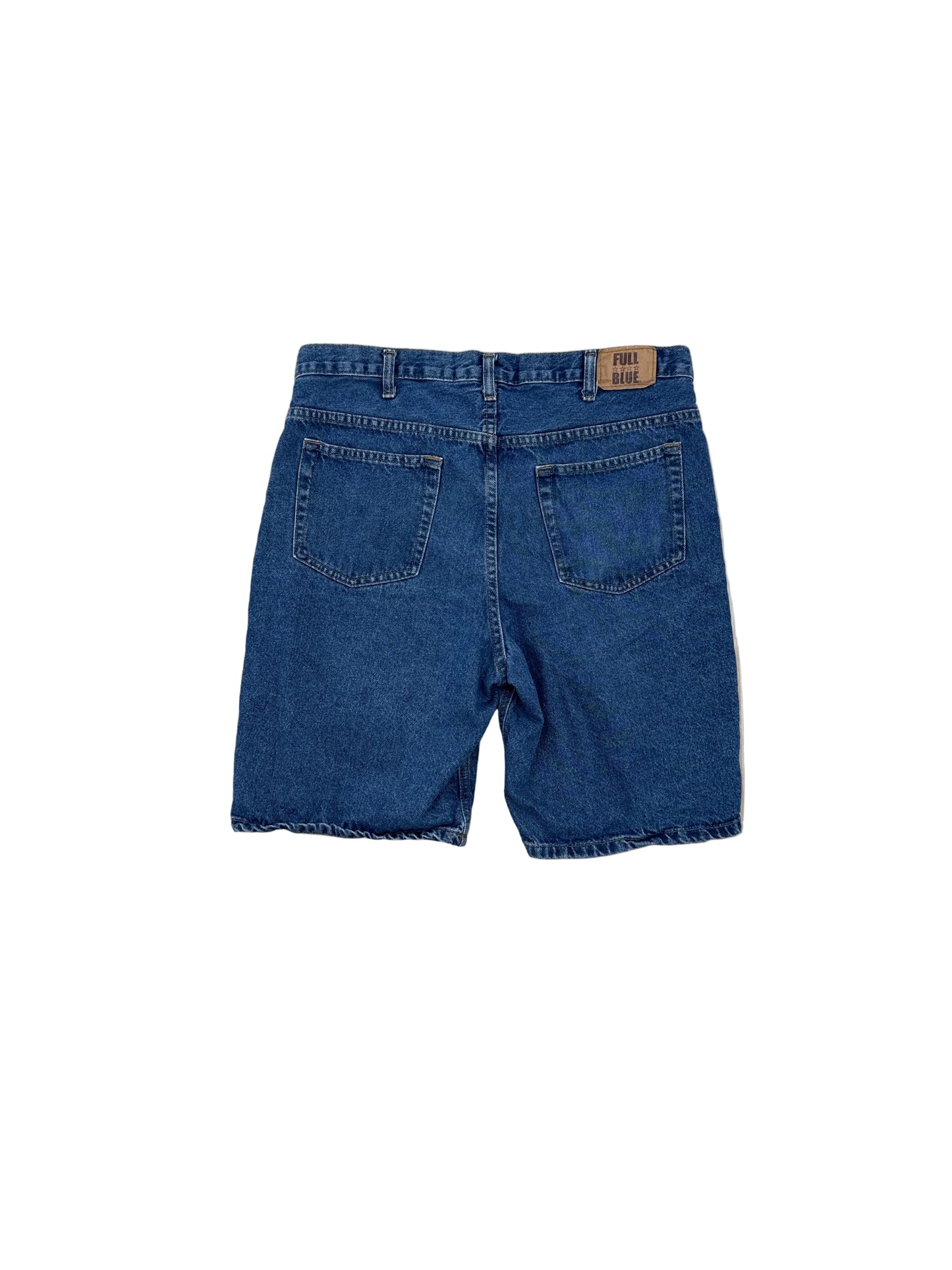 Vintage Full Blue Denim Jorts - 38