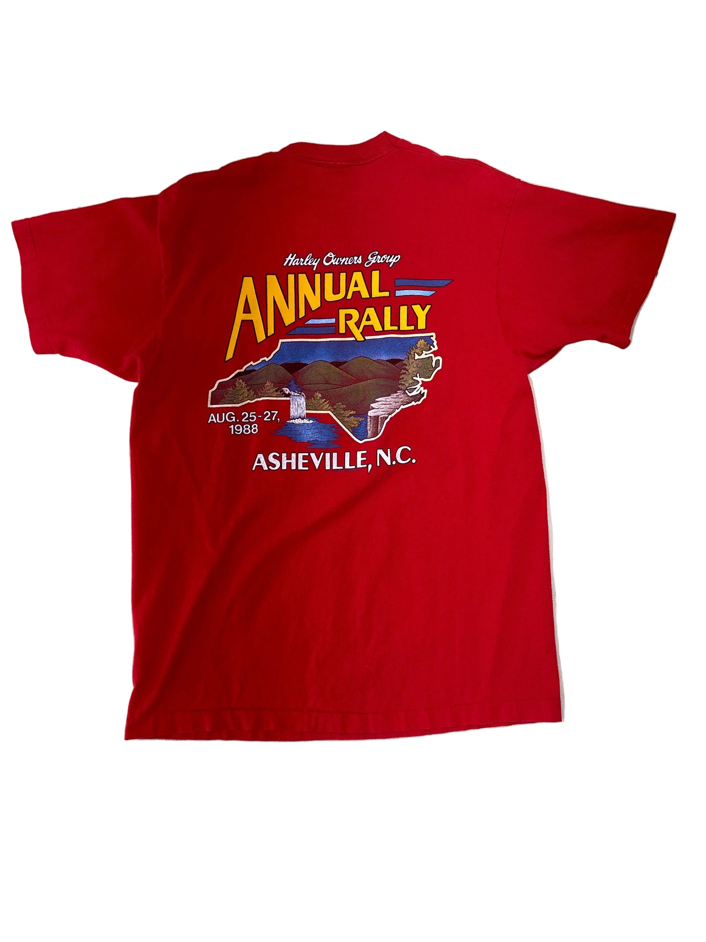Asheville Annual Rally Harley Davidson T-Shirt-Large