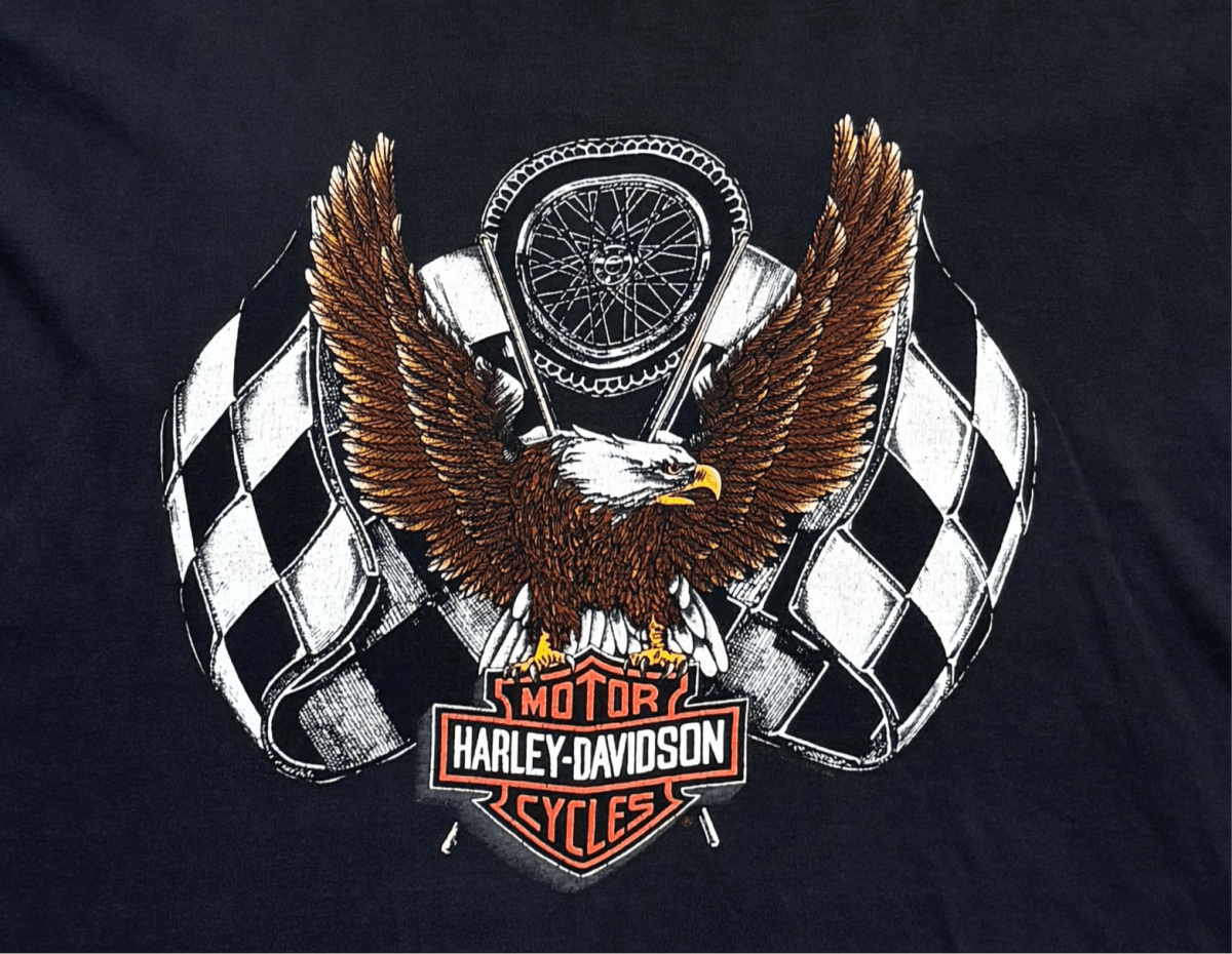 1987 Harley Davidson Wisconsin Tee - XL - ALL GOODS - ALL GOODS