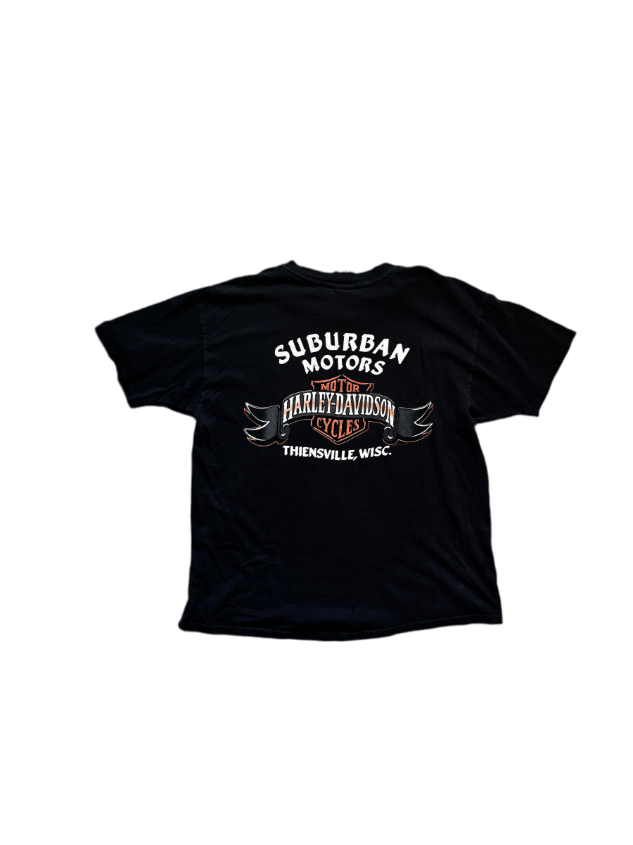 1987 Harley Davidson Wisconsin Tee - XL - ALL GOODS - ALL GOODS