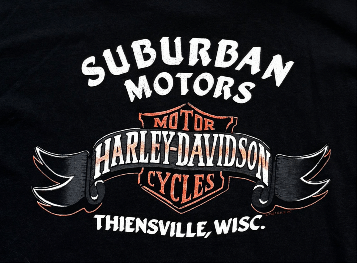 1987 Harley Davidson Wisconsin Tee - XL - ALL GOODS - ALL GOODS