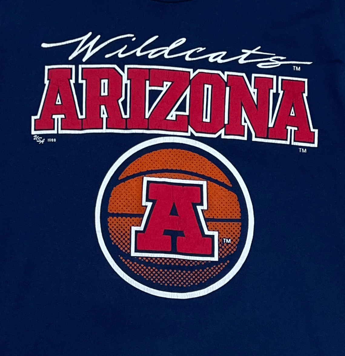 1988 Arizona Wildcats T-Shirt - Medium - ALL GOODS - ALL GOODS