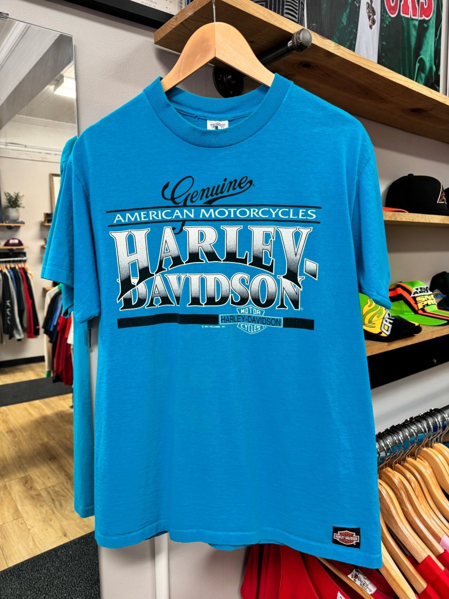 1991 Harley Davidson Las Vegas Shirt - Large - ALL GOODS - ALL GOODS