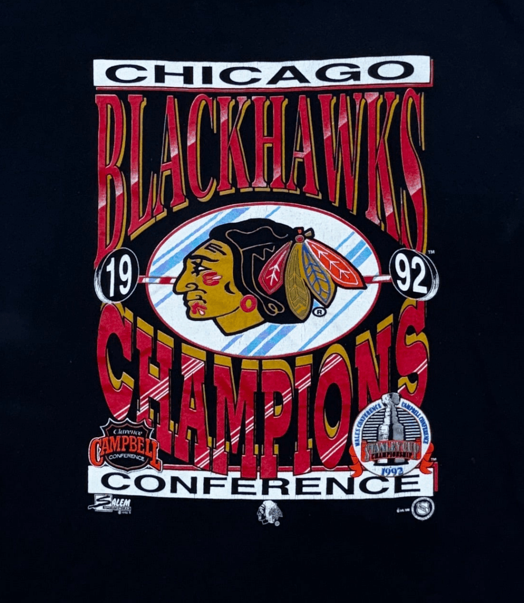 1992 Chicago Blackhawks T-Shirt - XL - ALL GOODS - ALL GOODS
