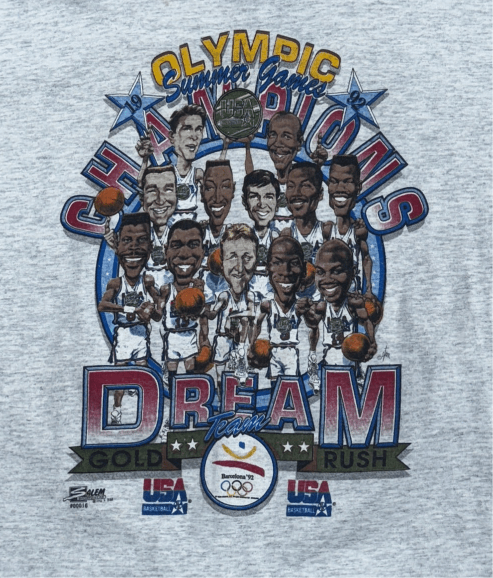 1992 USA Olympics Dream Team T-Shirt - Large - ALL GOODS - ALL GOODS