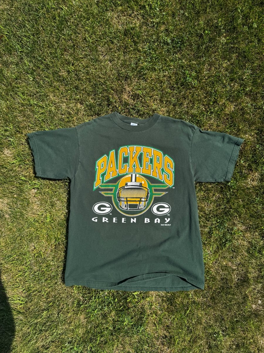1995 Green Bay Packers Helmet Shirt - Large - ALL GOODS - ALL GOODS