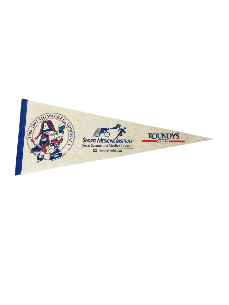 1996 Milwaukee Admirals Pennant - ALL GOODS - ALL GOODS