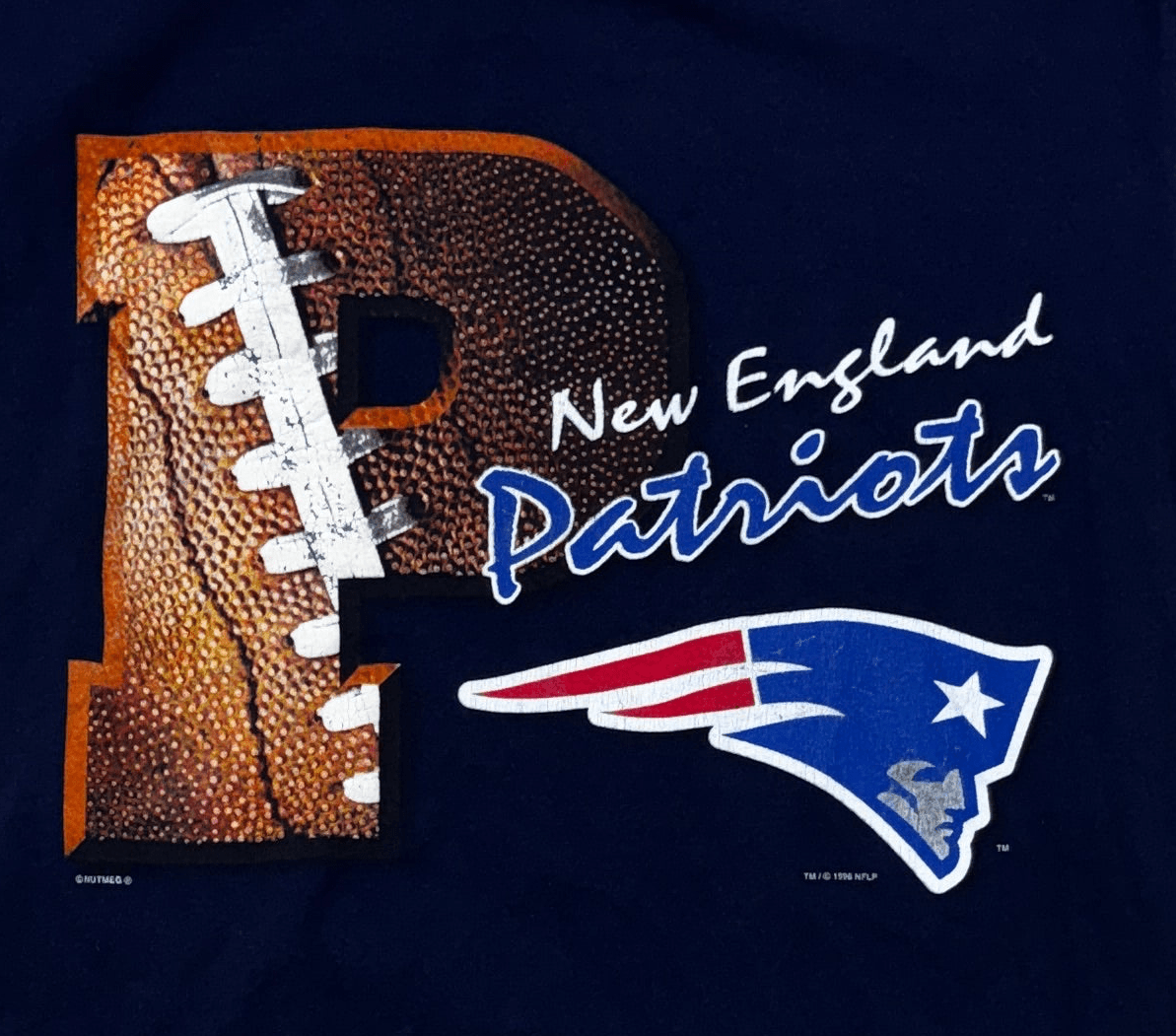 1996 New England Patriots T-Shirt - Medium - ALL GOODS - ALL GOODS