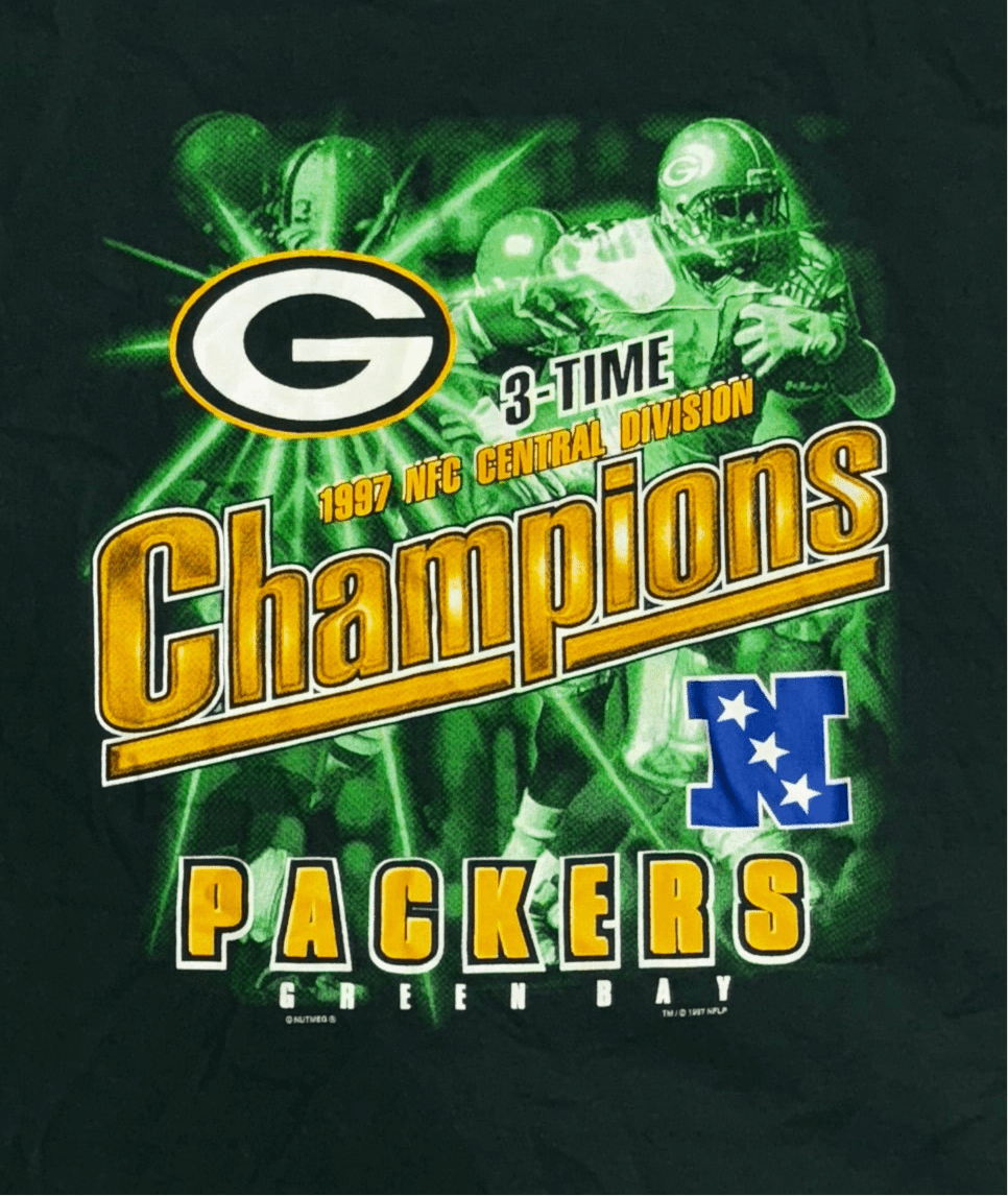 1997 Green Bay Packers Tee - Large - ALL GOODS - ALL GOODS