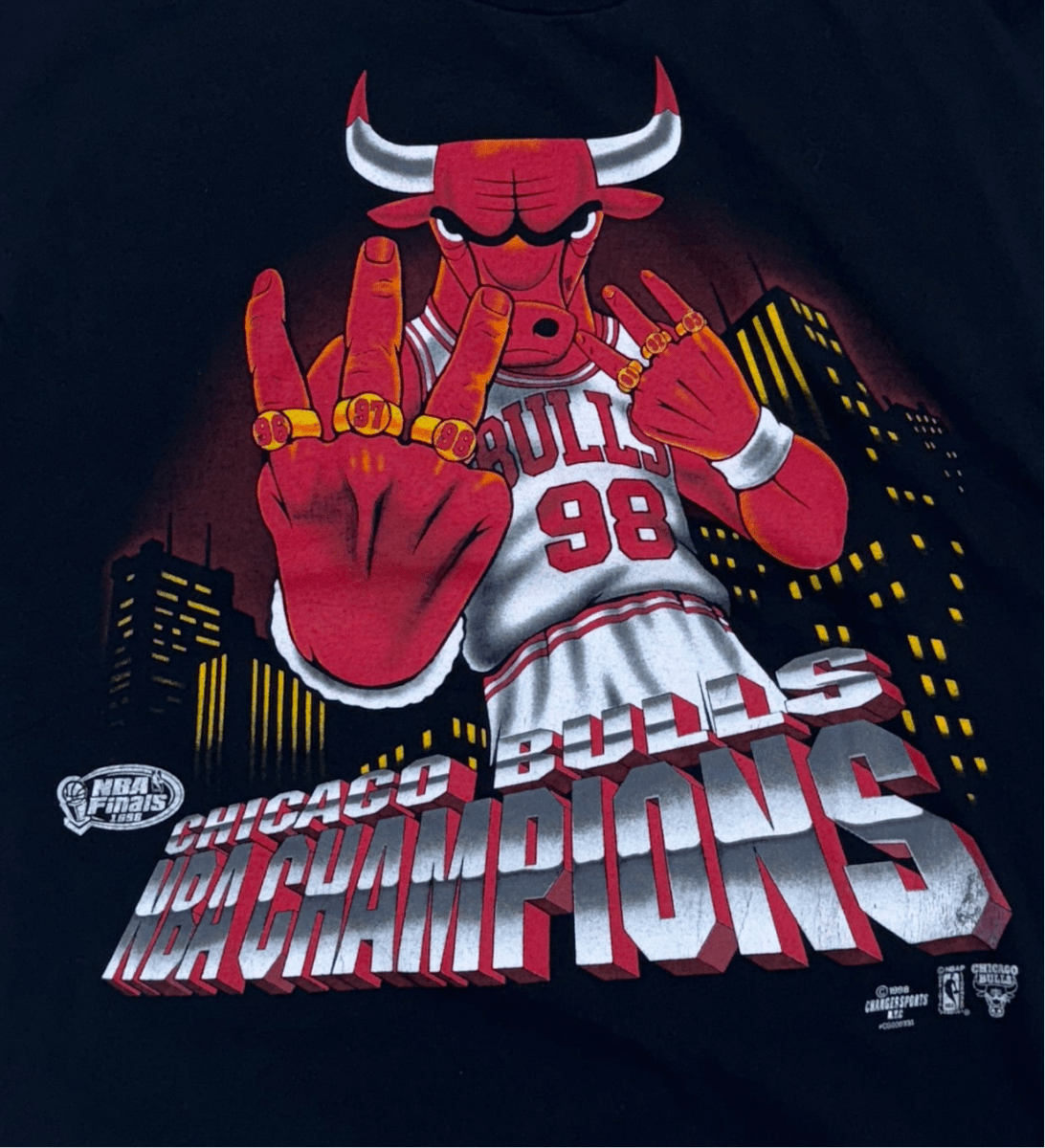 1998 Chicago Bulls NBA Finals T-Shirt - XL - ALL GOODS - ALL GOODS
