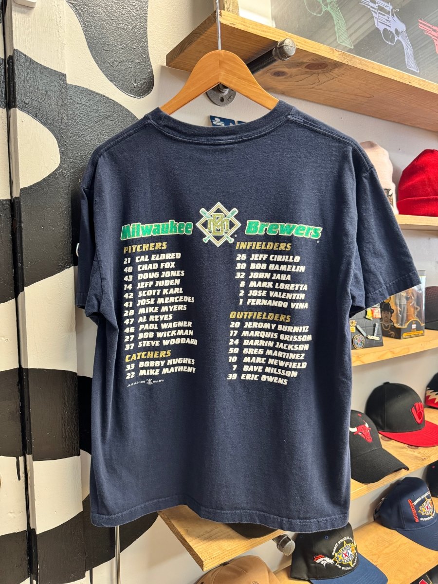 1998 Milwaukee Brewers “Go Crew” Shirt - Medium - ALL GOODS - ALL GOODS