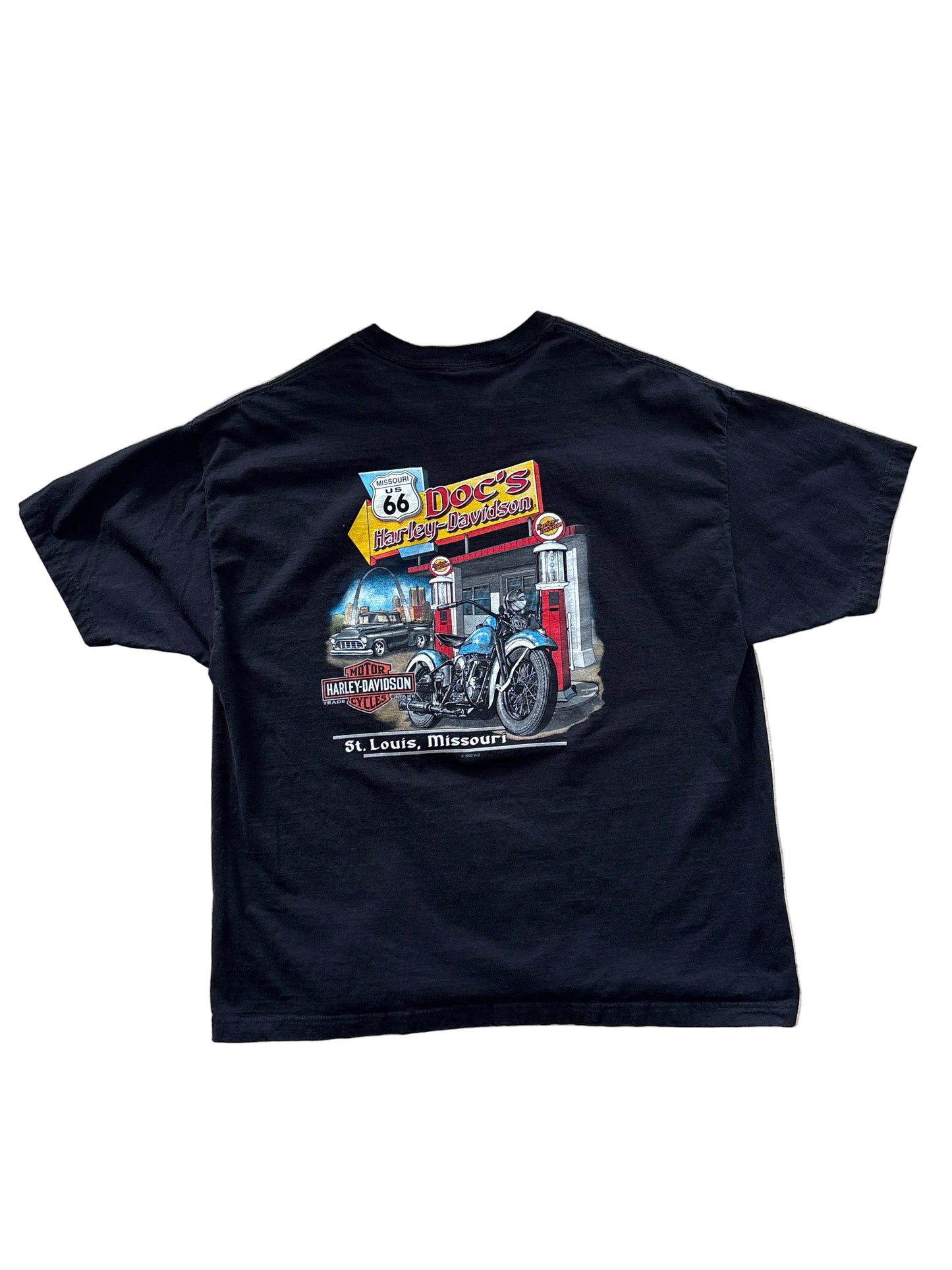 Vintage 2024 The Eagle Has Landed Harley Davidson T-Shirt-2XL