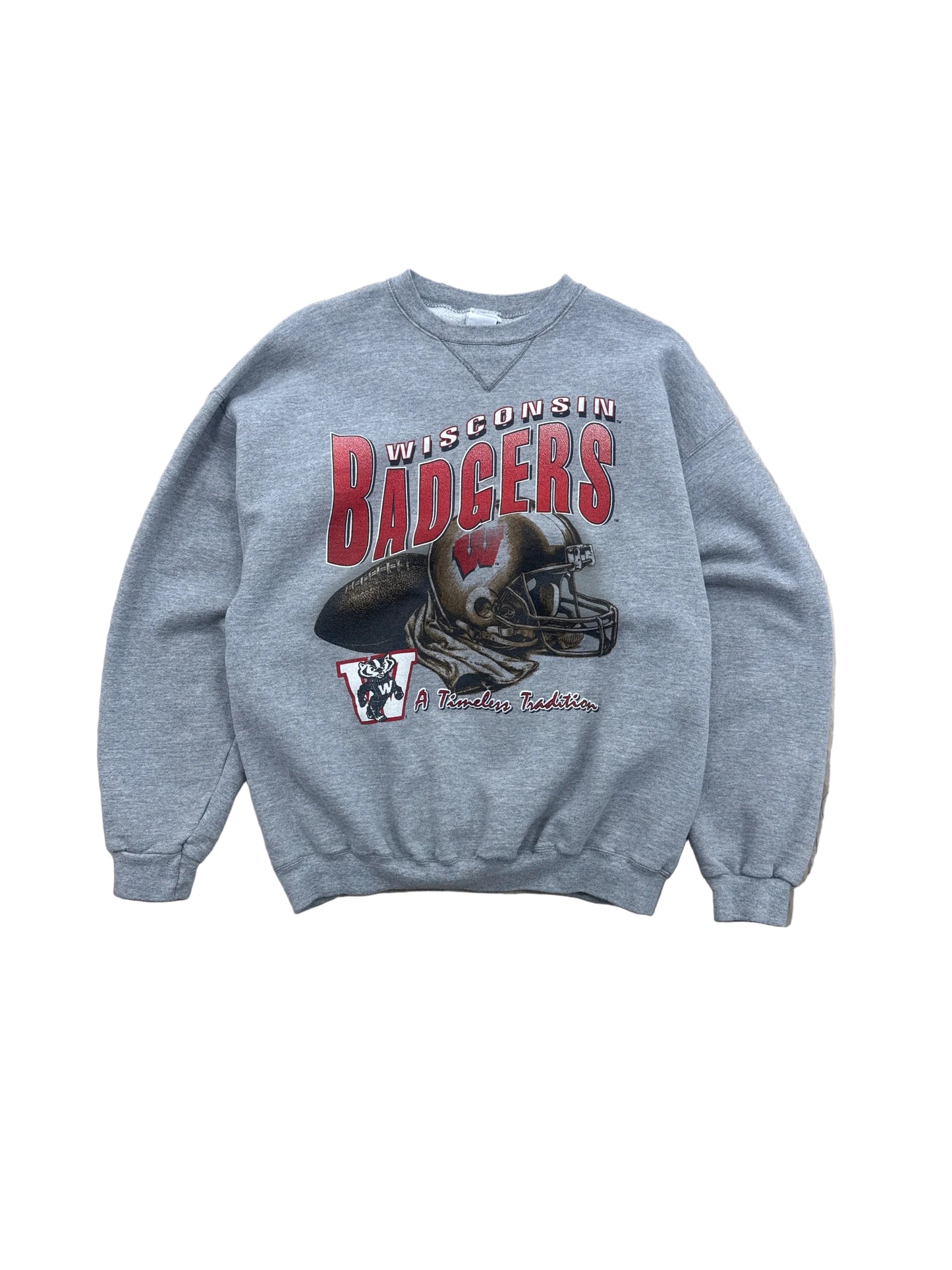 Vintage Wisconsin Badgers Crewneck - Large
