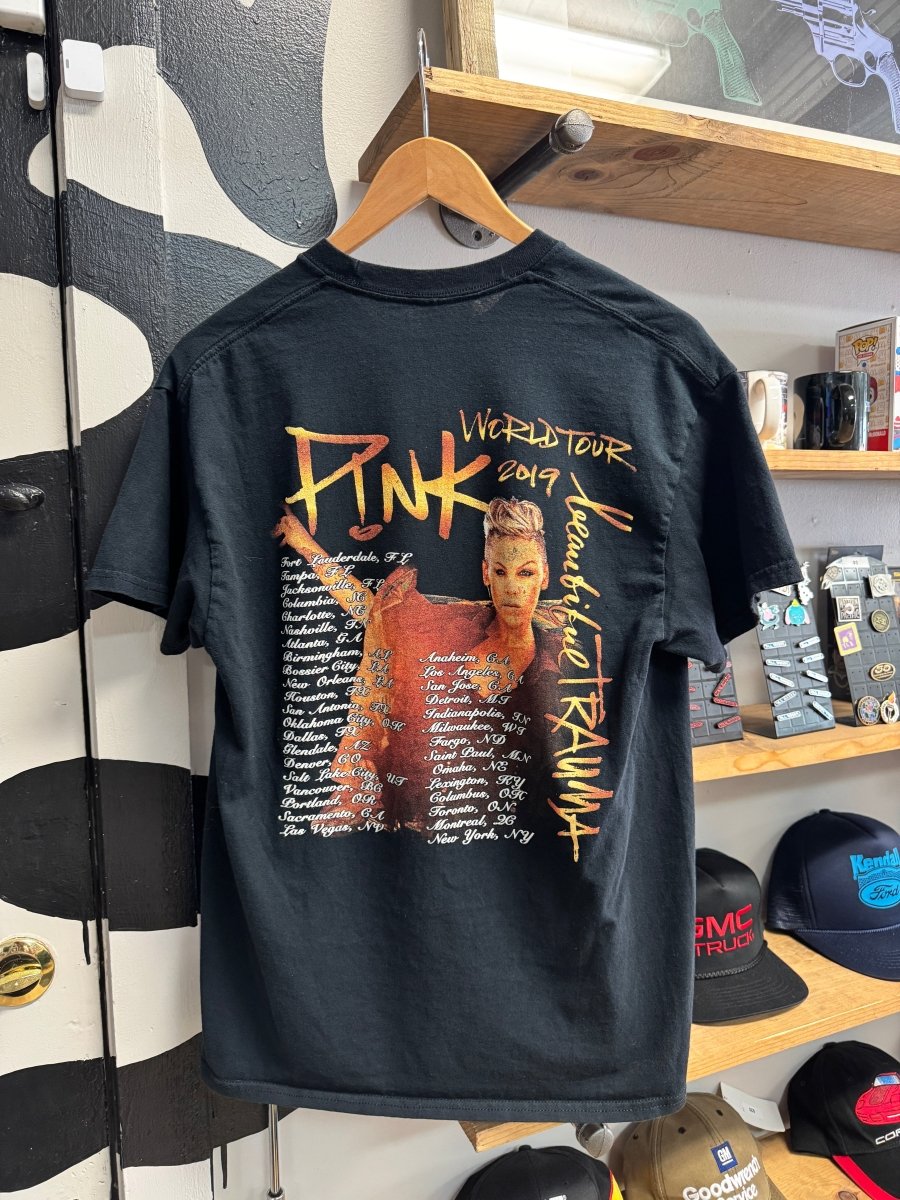 2019 Pink World Tour Tee - Medium - ALL GOODS - ALL GOODS
