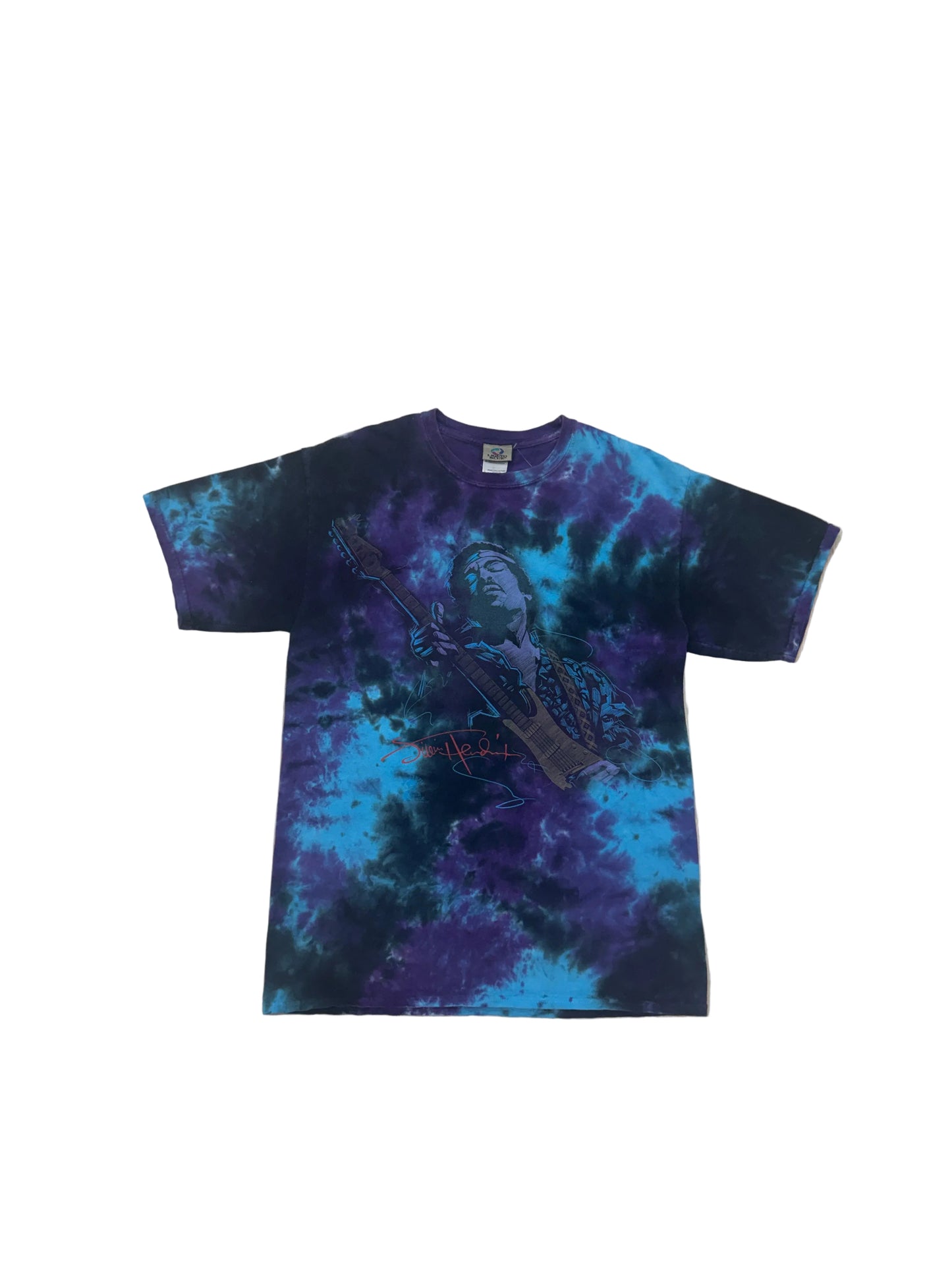 Vintage Liquid Blue Jimi Hendrix T-Shirt - Large