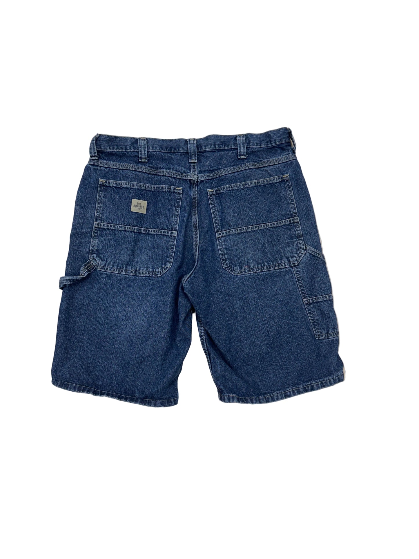 Vintage Lee Dungaree Shorts - 36