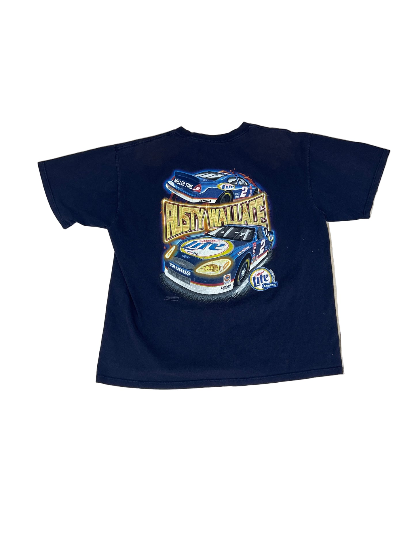 Vintage Rusty Wallace NASCAR Racing Tee - XL