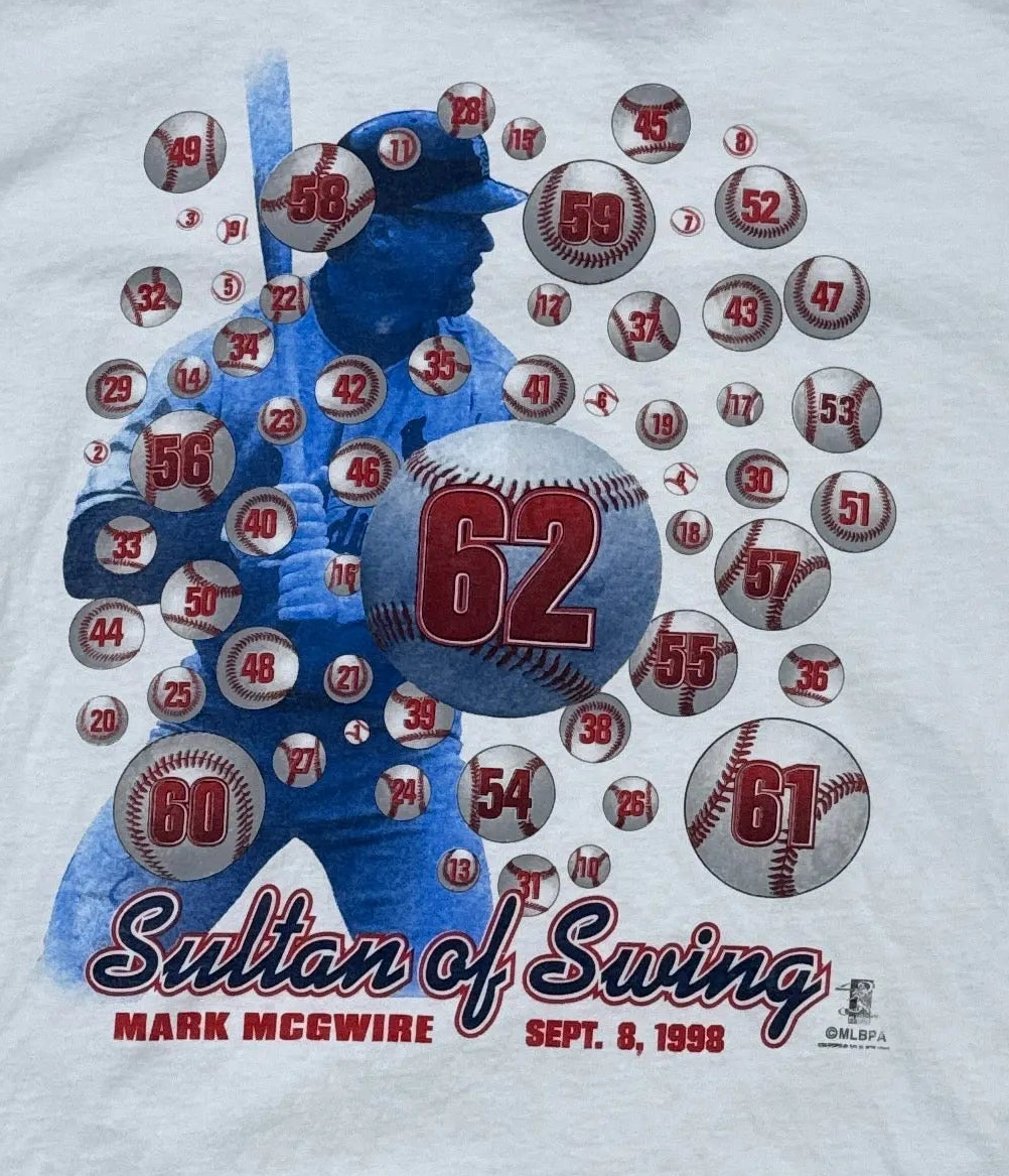 1998 Mark McGwire Homerun T-Shirt - Large