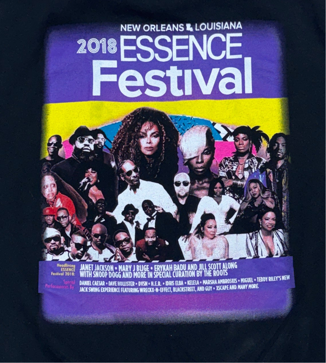 Vintage 2018 Essence Fest T-Shirt - 2XL