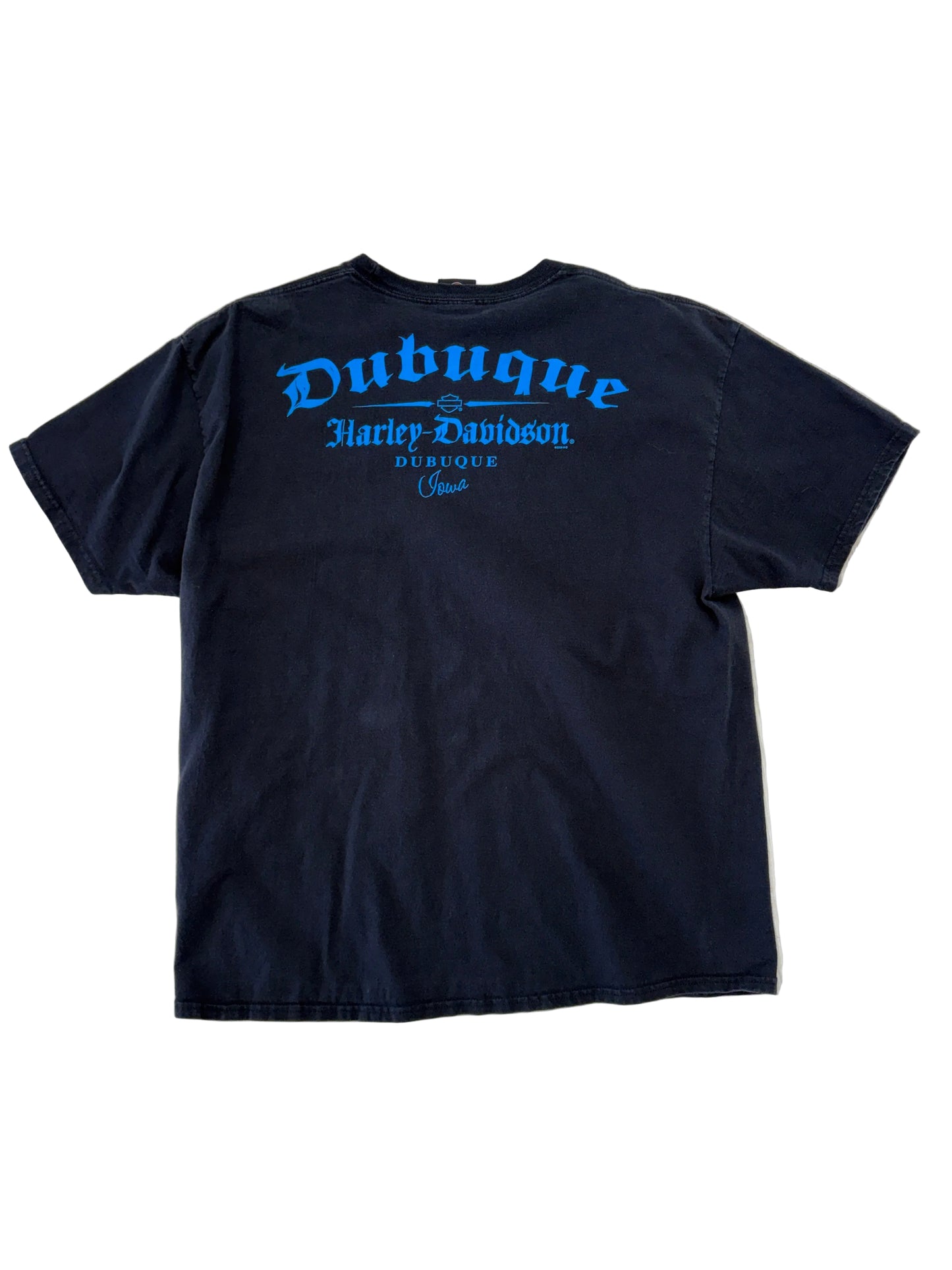 Dubuque Harley Davidson T-Shirt-XL