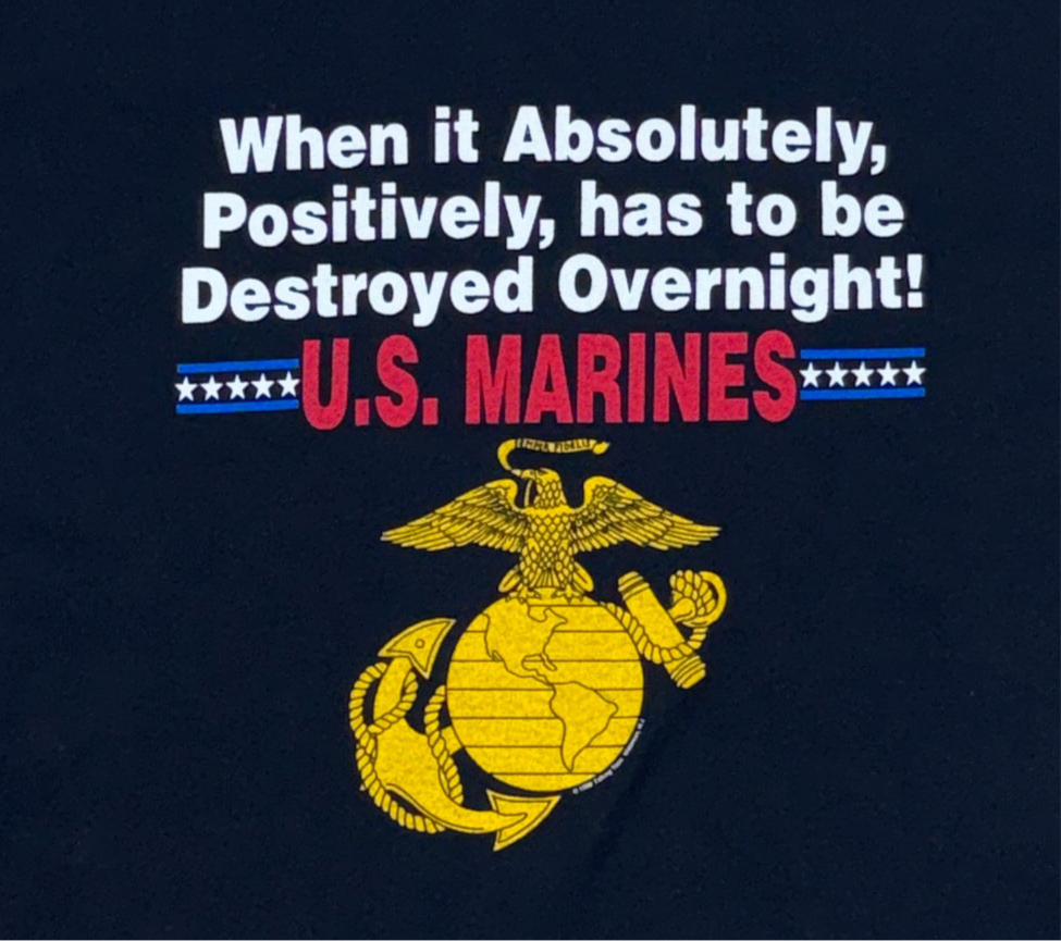 Vintage US Marines T-Shirt - 2XL
