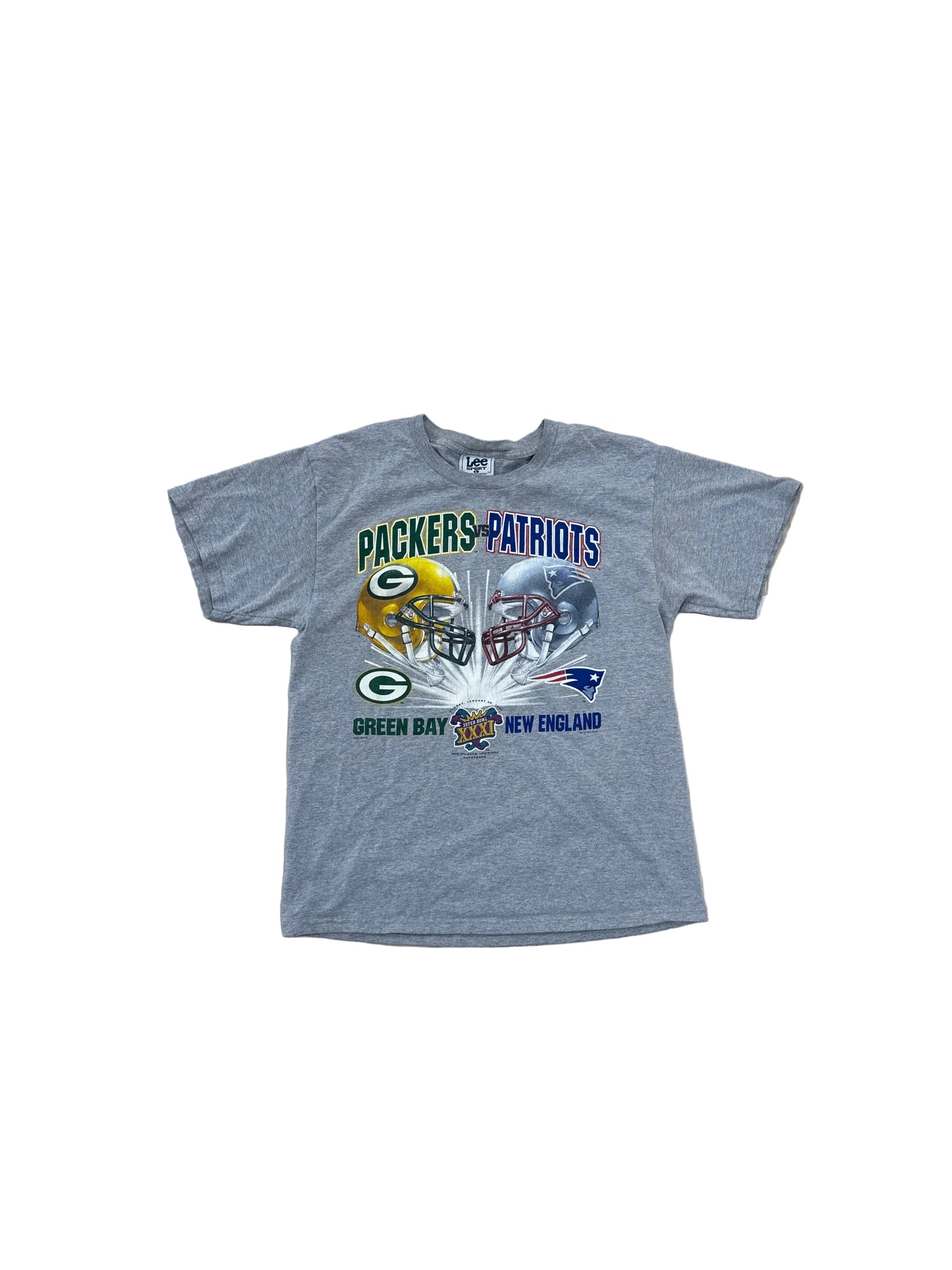 Vintage Packers Vs Patriots T-Shirt - Large