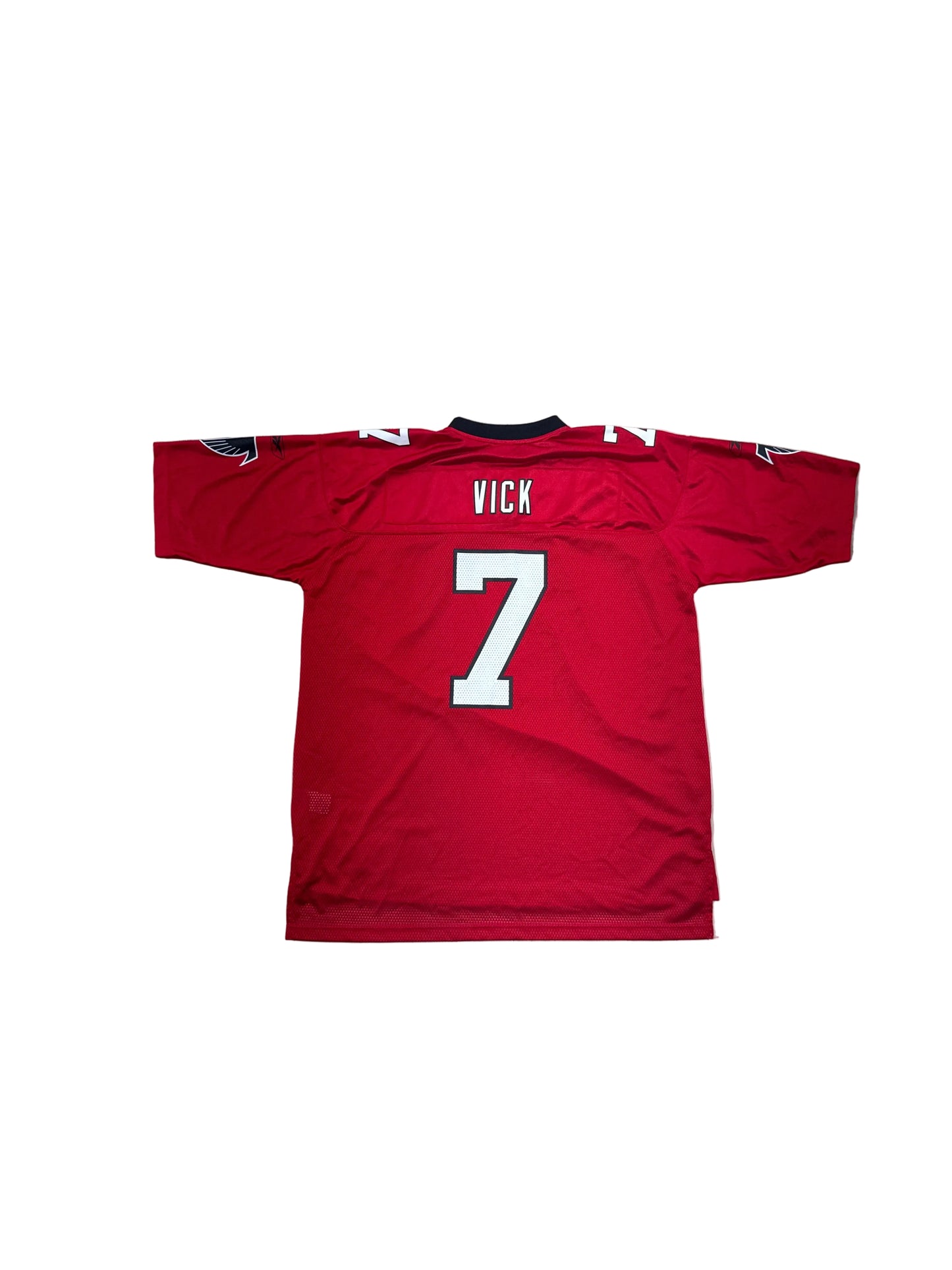 Vintage Michael Vick Falcons Red Jersey - XL