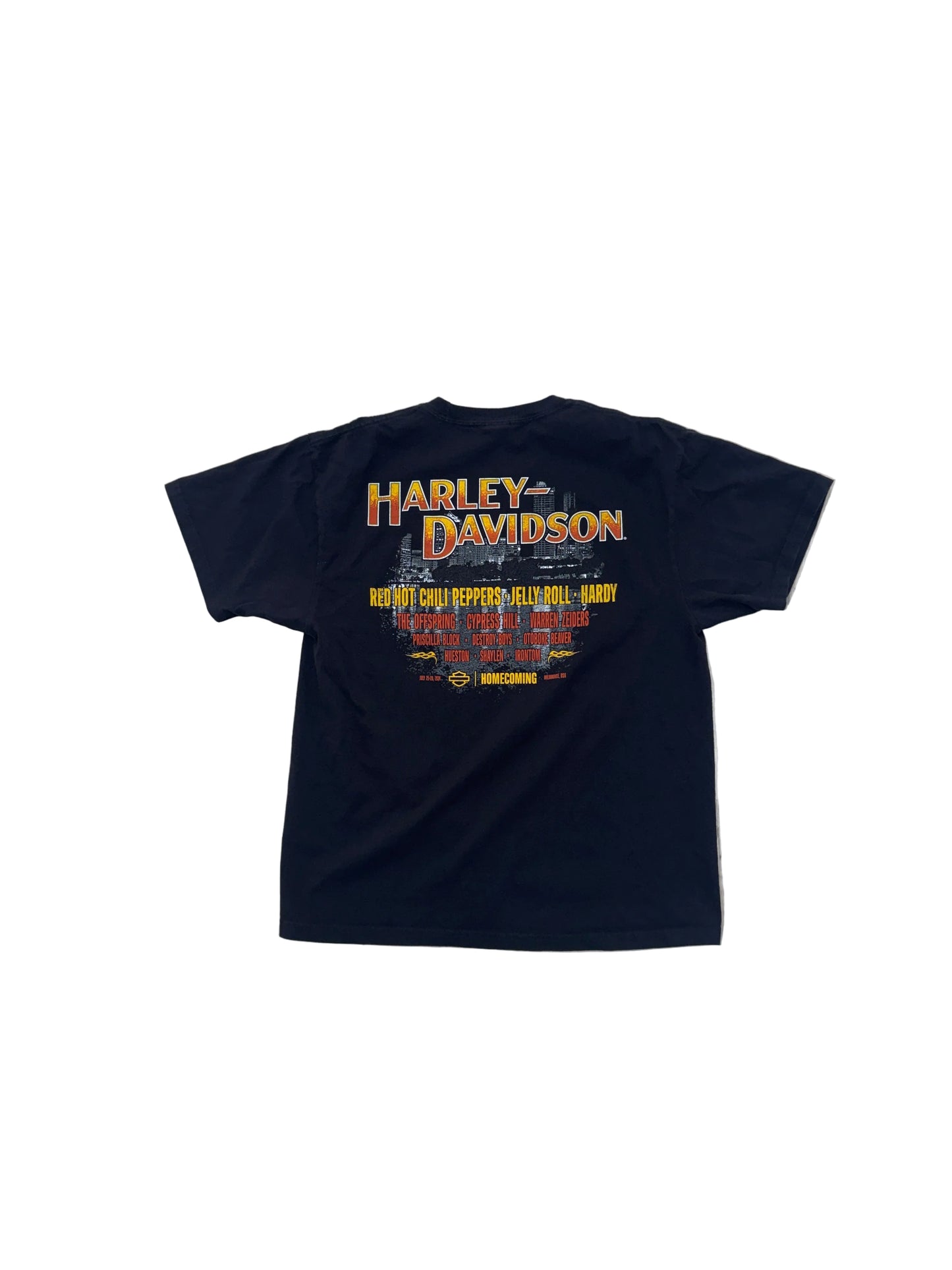 Vintage 2024 Harley Davidson Milwaukee T-Shirt - Large