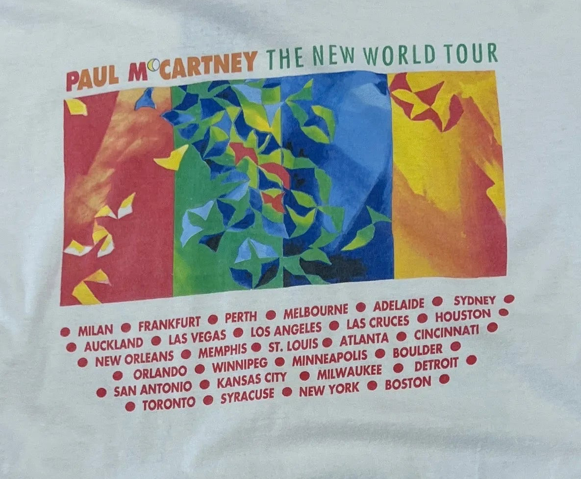 Vintage 1993 Paul McCartney Tour T-Shirt - Large