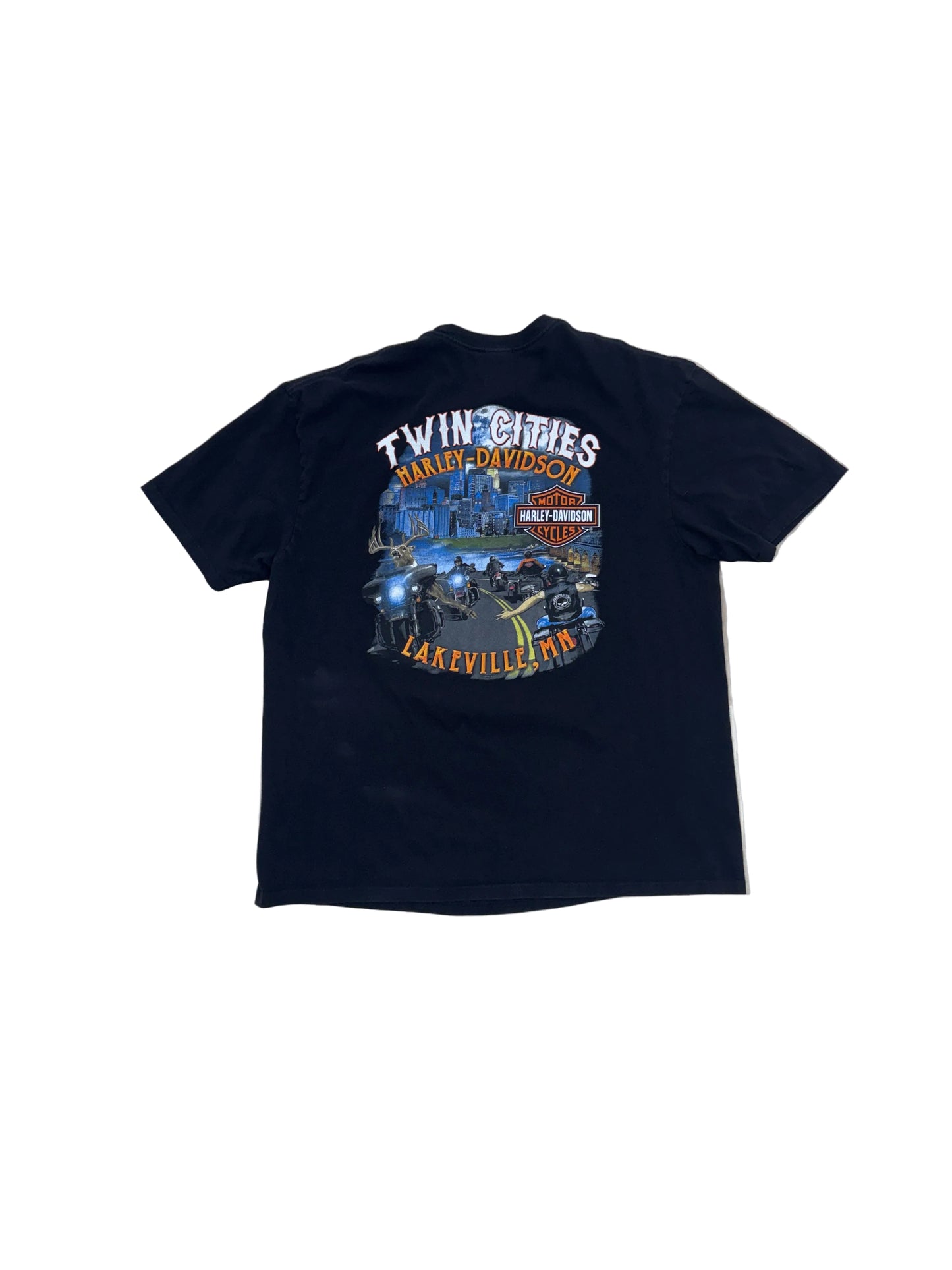 Vintage 2016 Harley Davidson Minnesota T-Shirt - 2XL