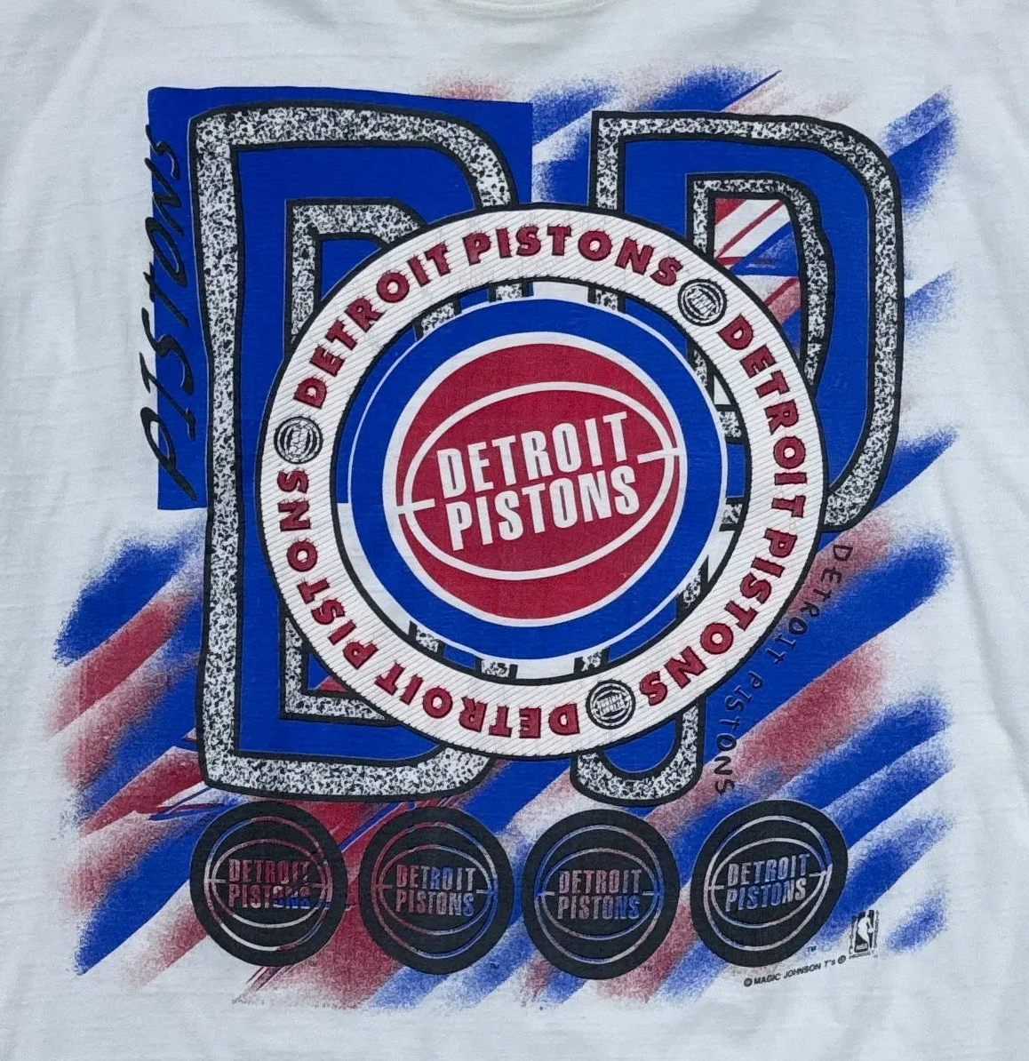 Vintage Detroit Pistons T-Shirt - Large