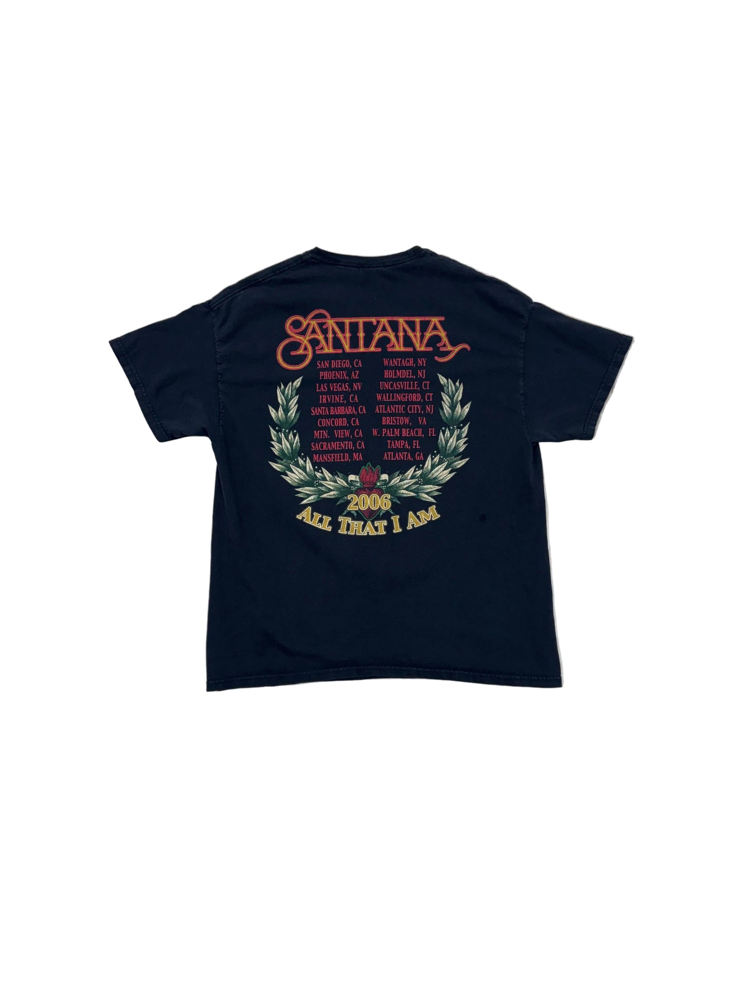 Vintage 2006 Santana “All That I Am” Band Tee - Large