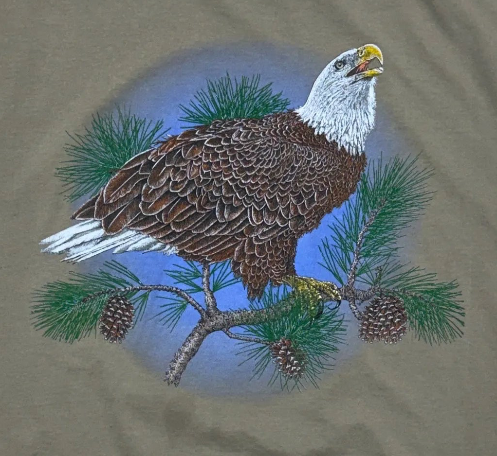 Vintage Bald Eagle T-Shirt - Large
