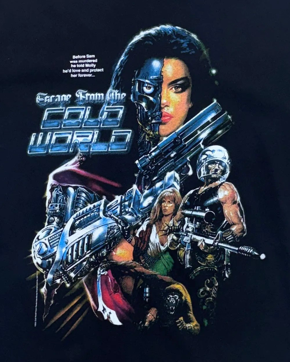 Vintage Escape From The Cold World T-Shirt - Large