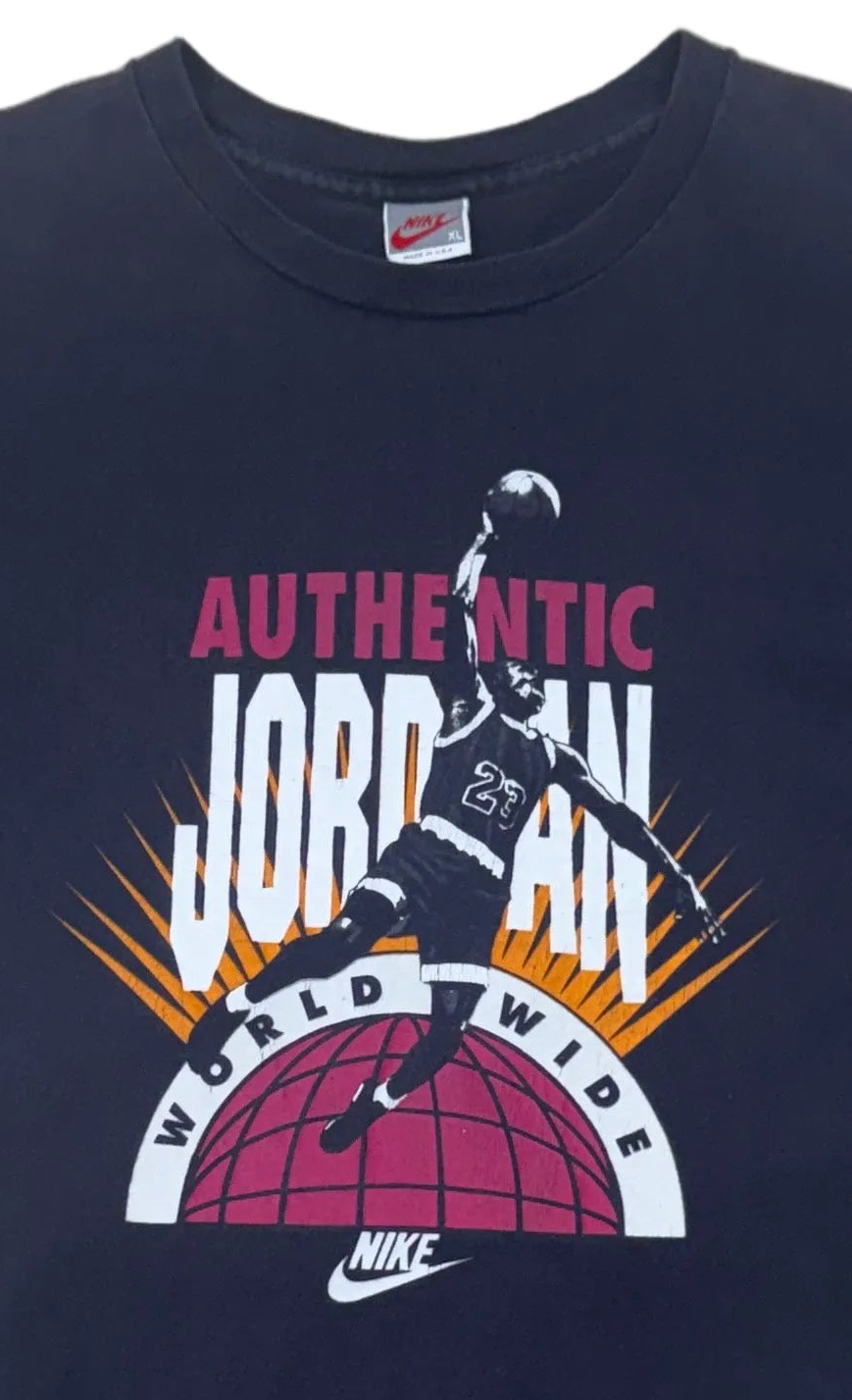 Vintage Nike Jordan Worldwide T-Shirt - Large