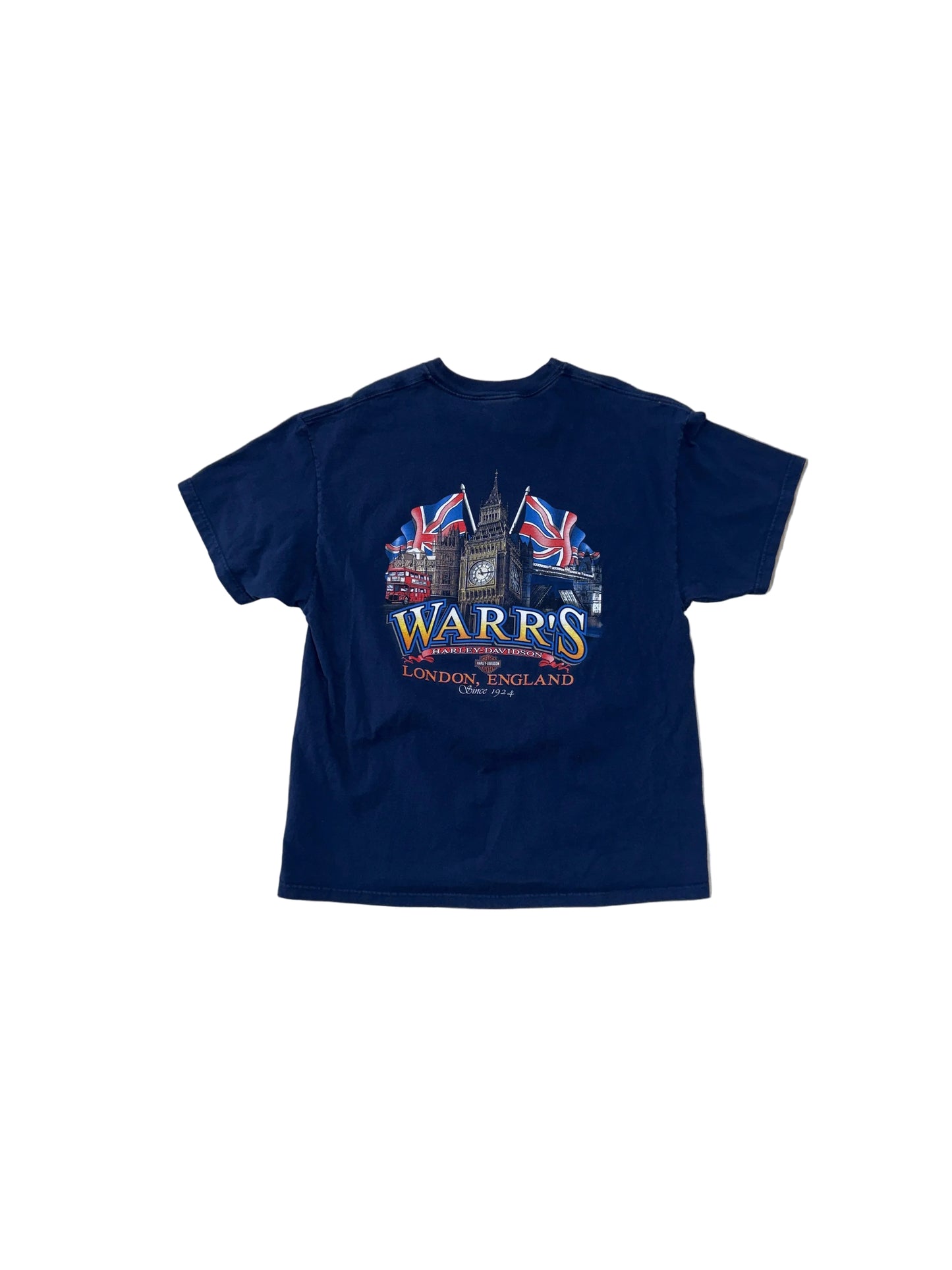 Vintage 2003 Harley Davidson London T-Shirt - Large