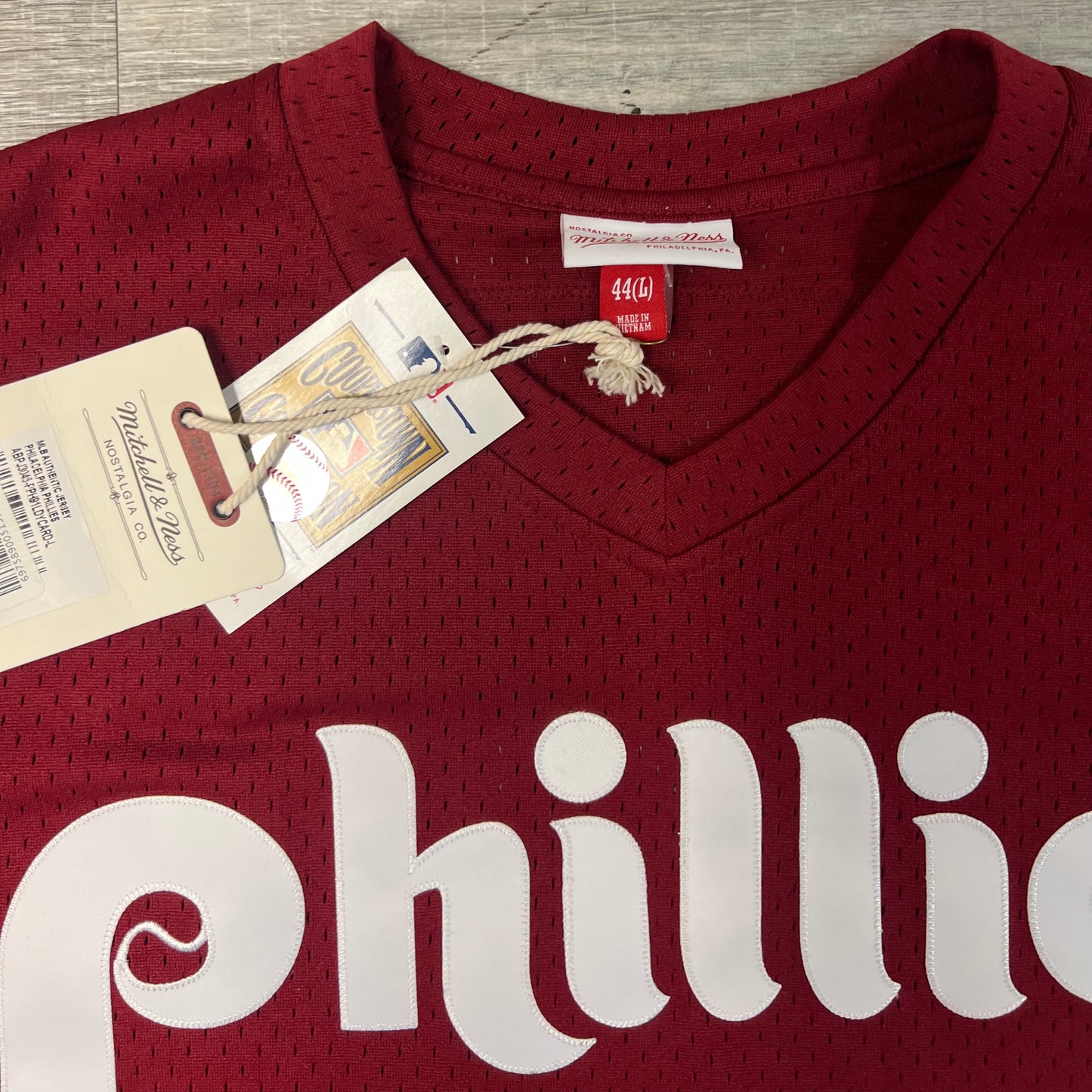 Phillies #4 Dykstra Baseball Jersey - 44 L