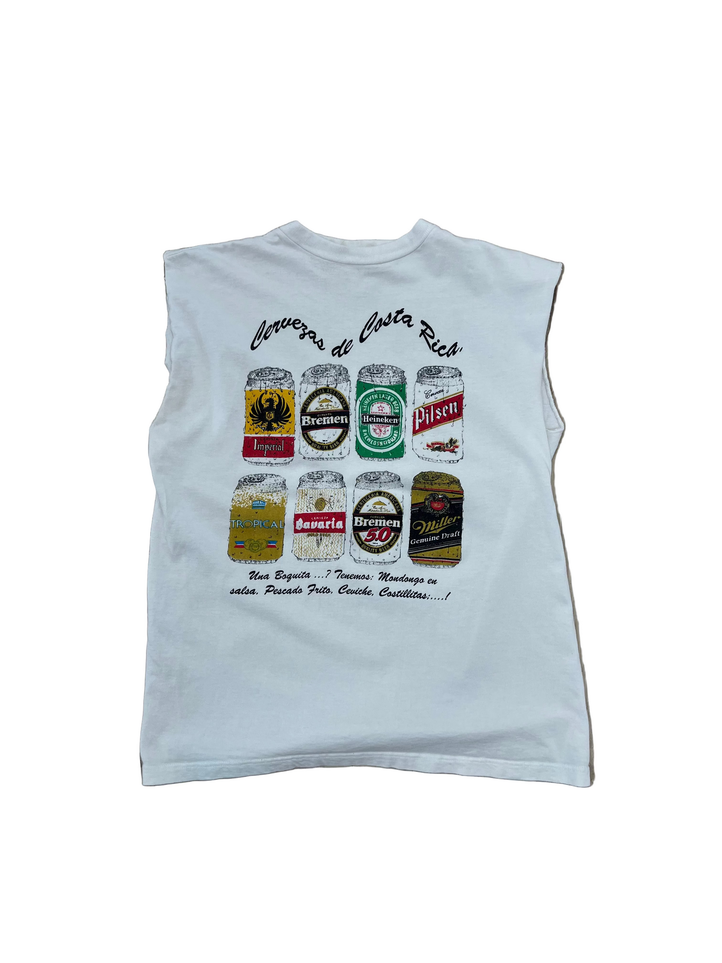 Vintage Beer Can Tank Top - Large