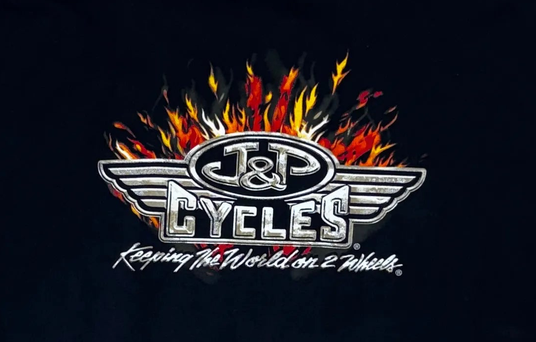 J&P Cycles Skull T-Shirt - 2XL
