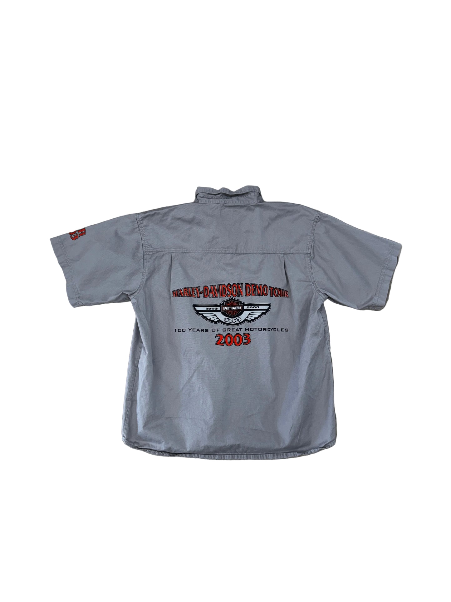 Harley Davidson Button Up Shirt - 2XL