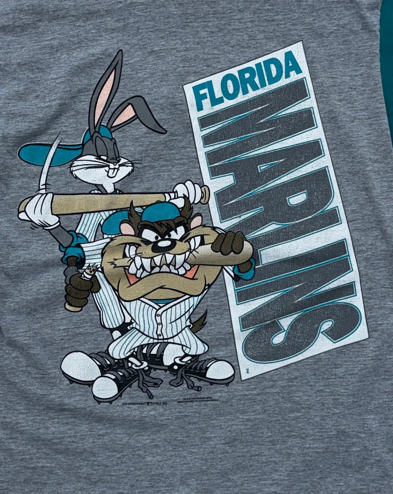 1994 Florida Marlins Taz T-Shirt - XL