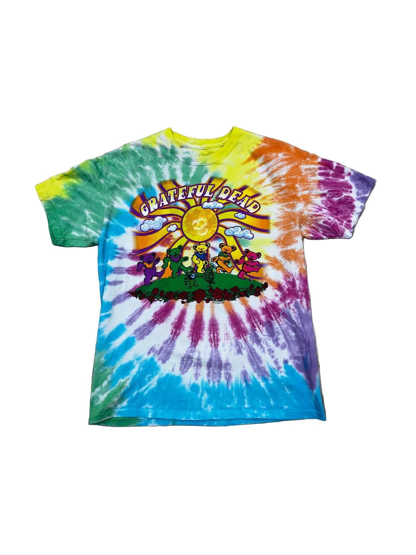 2021 Grateful Dead Tie Dye T-Shirt - Large
