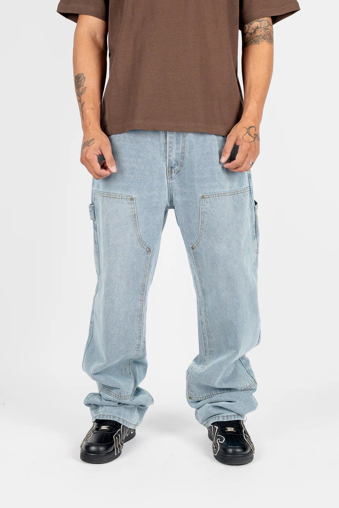 Baggy Double Knee Carpenter Jeans - 30