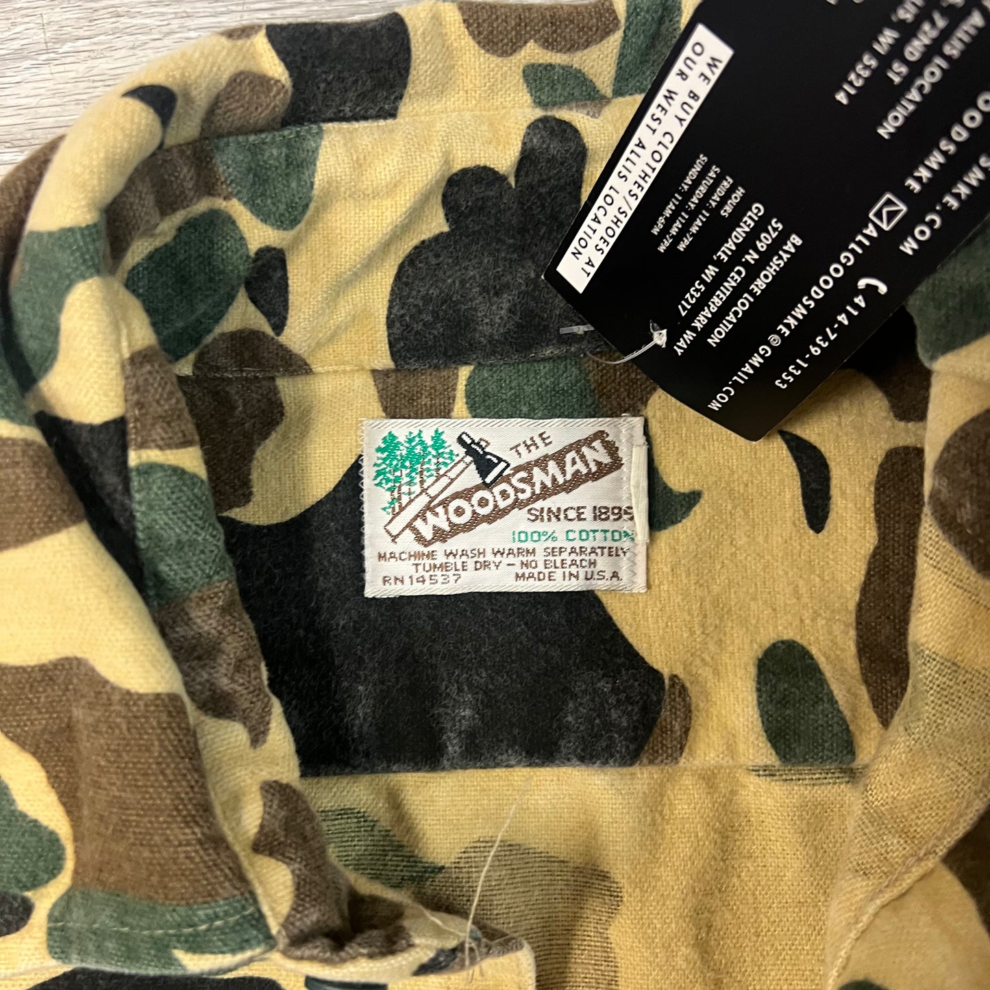 Woodsman Yellow Camo Jacket - L