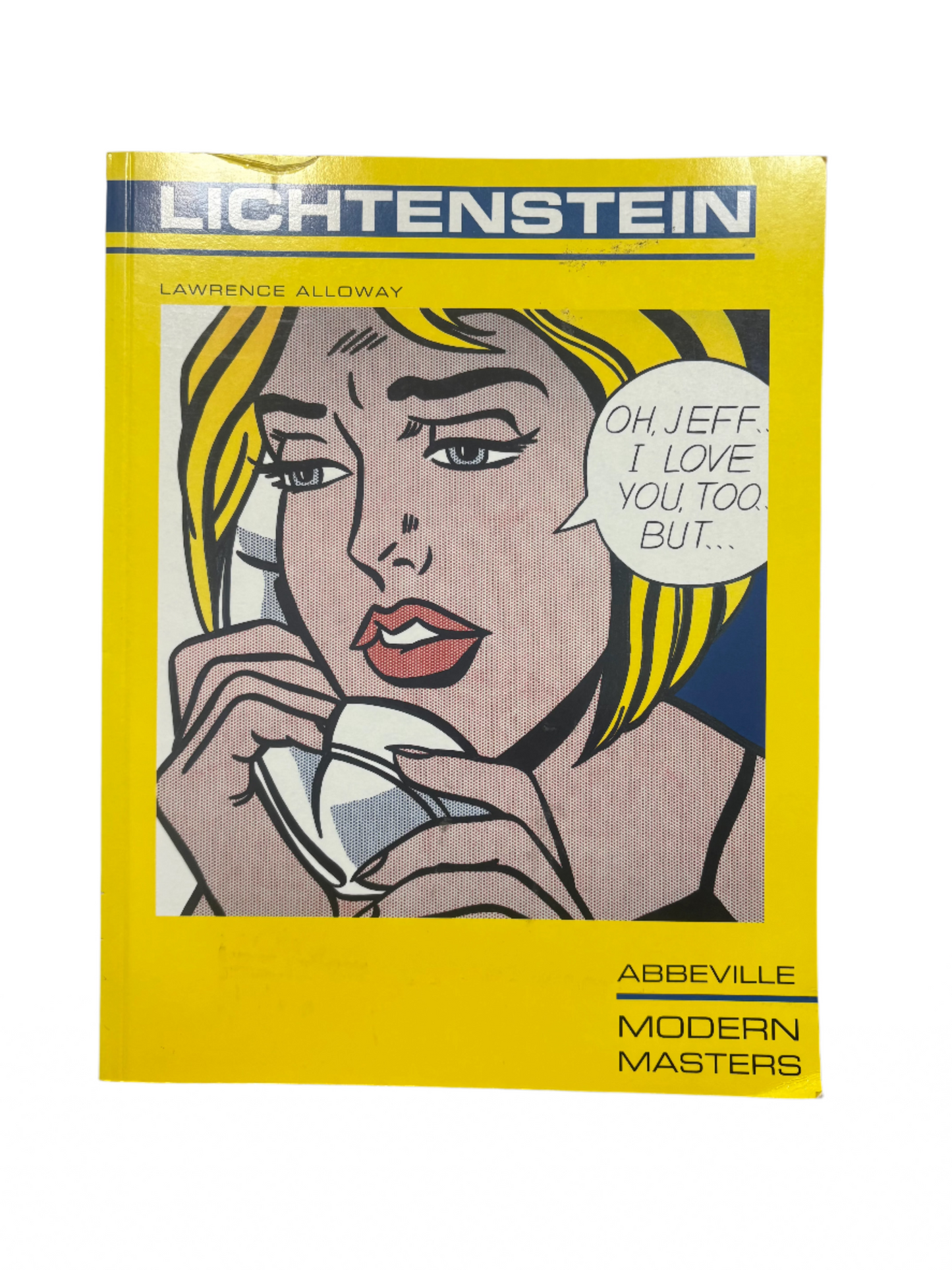 Lichtenstein Abbeville Modern Masters Book