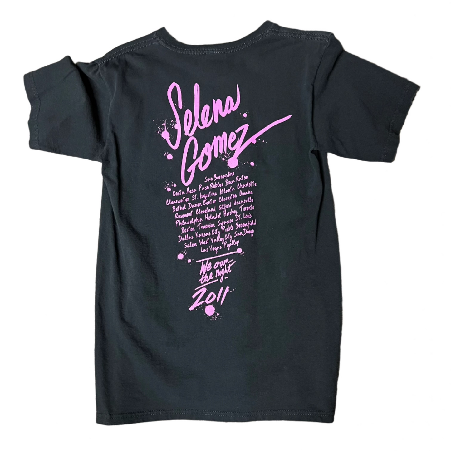 Selena Gomez 2011 We Own The Night Tour Shirt - S