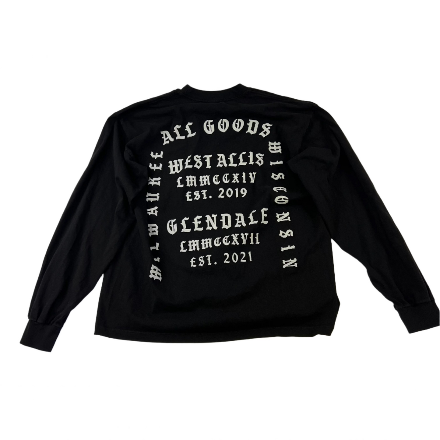 All Goods MKE Black Long Sleeve Shirt - L