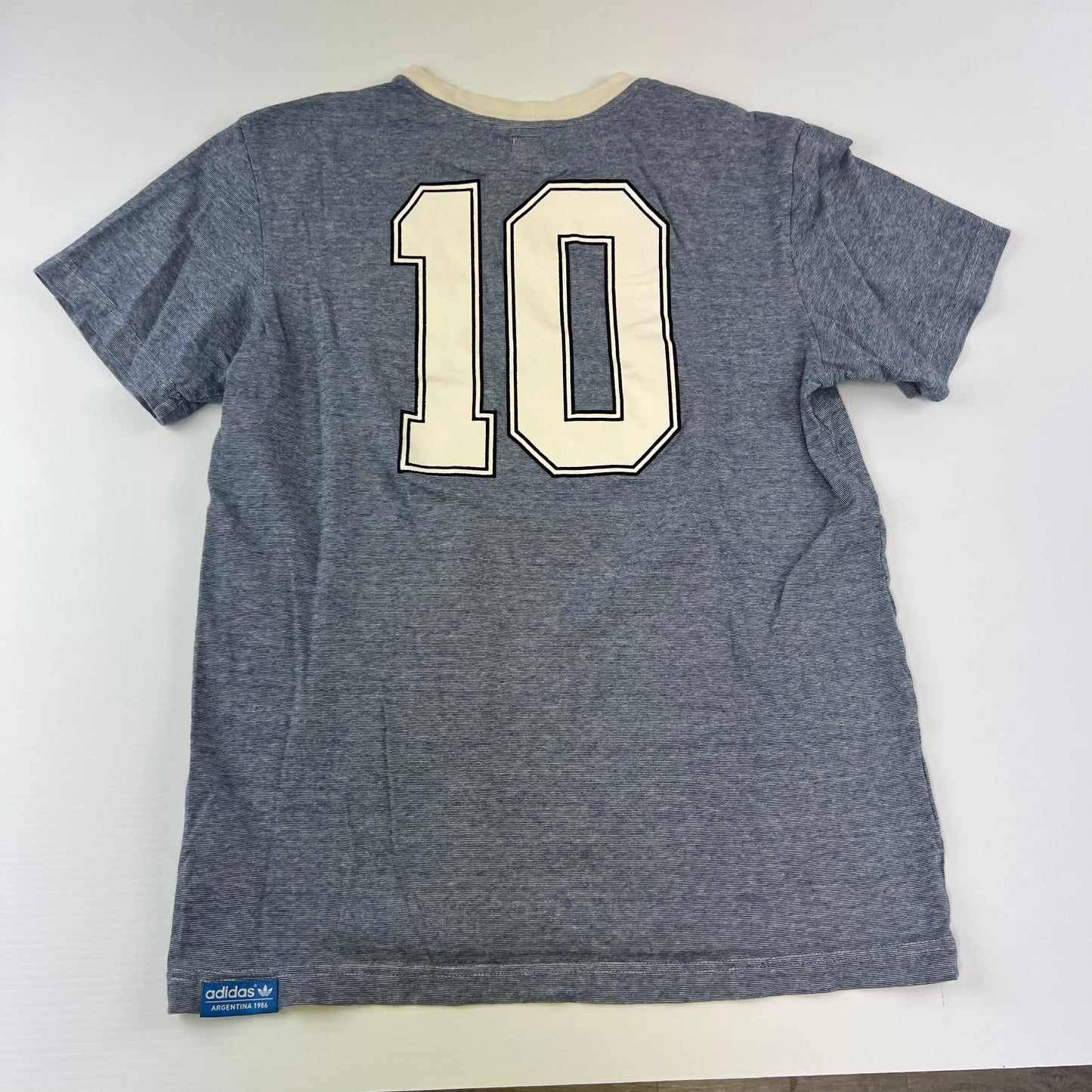 Argentina Soccer Messi #10 Adidas Shirt - L