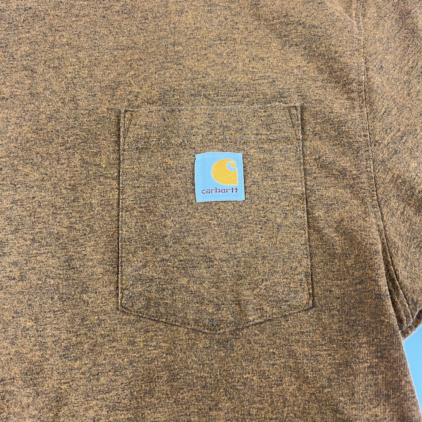 Burnt Orange Carhartt Loose Fit Pocket Shirt - M