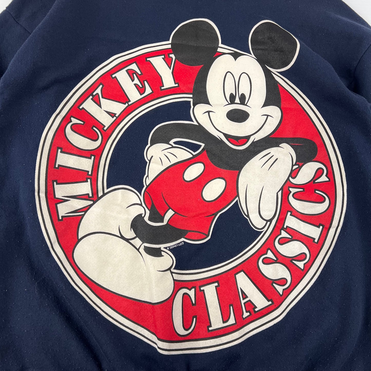 Mickey Classics Navy Blue Crewneck - XL